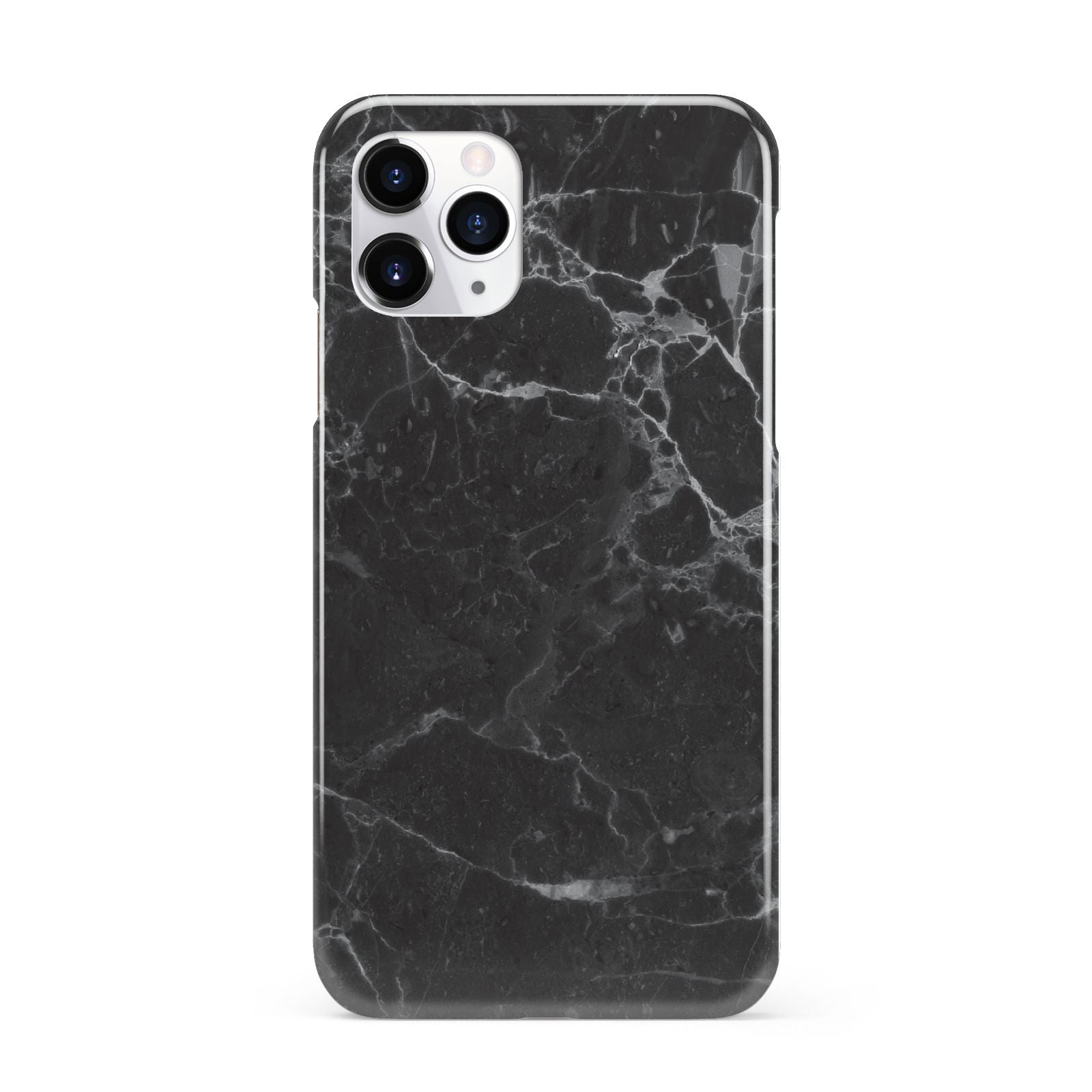 Faux Marble Effect Black iPhone 11 Pro 3D Snap Case