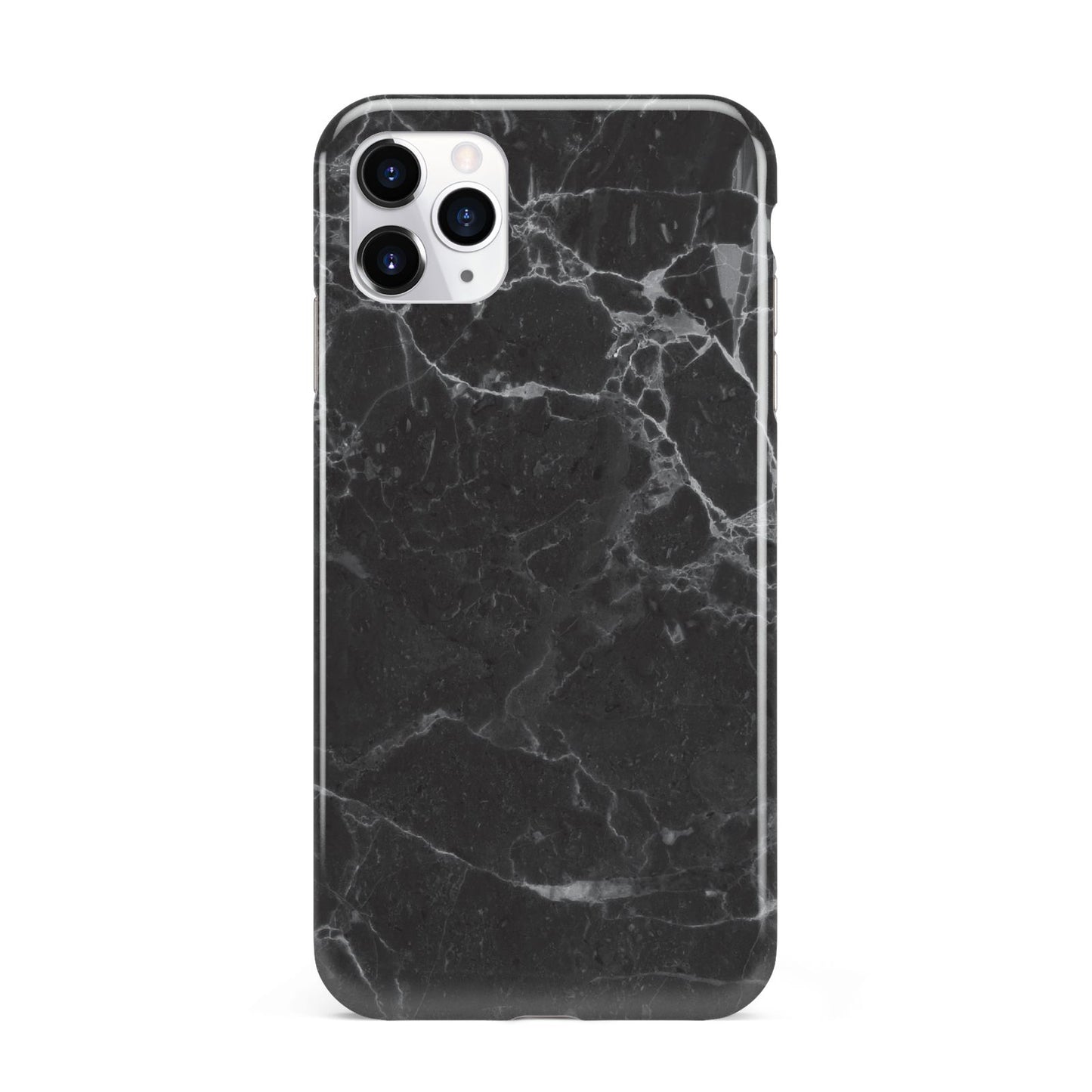 Faux Marble Effect Black iPhone 11 Pro Max 3D Tough Case