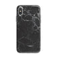 Faux Marble Effect Black iPhone X Bumper Case on Silver iPhone Alternative Image 1