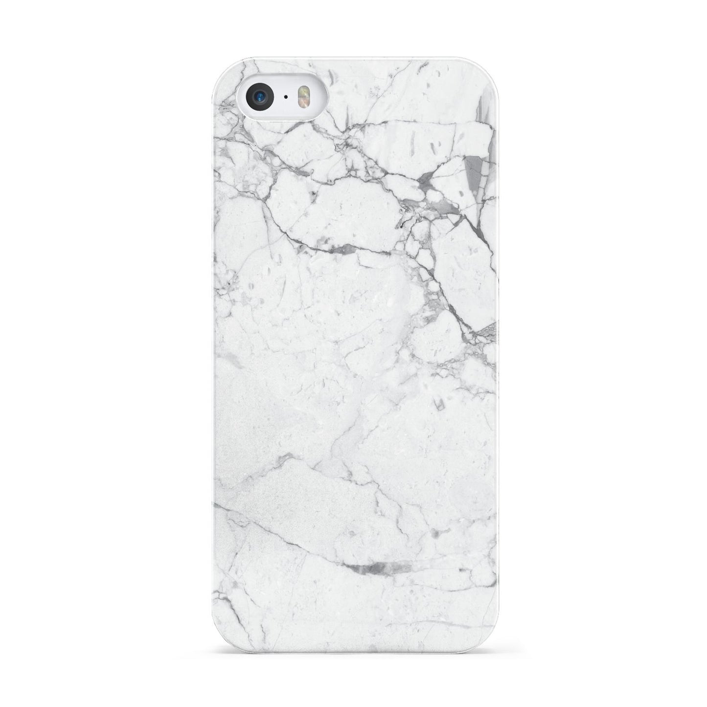 Faux Marble Effect Grey White Apple iPhone 5 Case