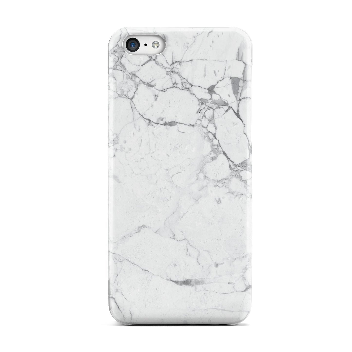 Faux Marble Effect Grey White Apple iPhone 5c Case