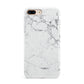Faux Marble Effect Grey White Apple iPhone 7 8 Plus 3D Tough Case