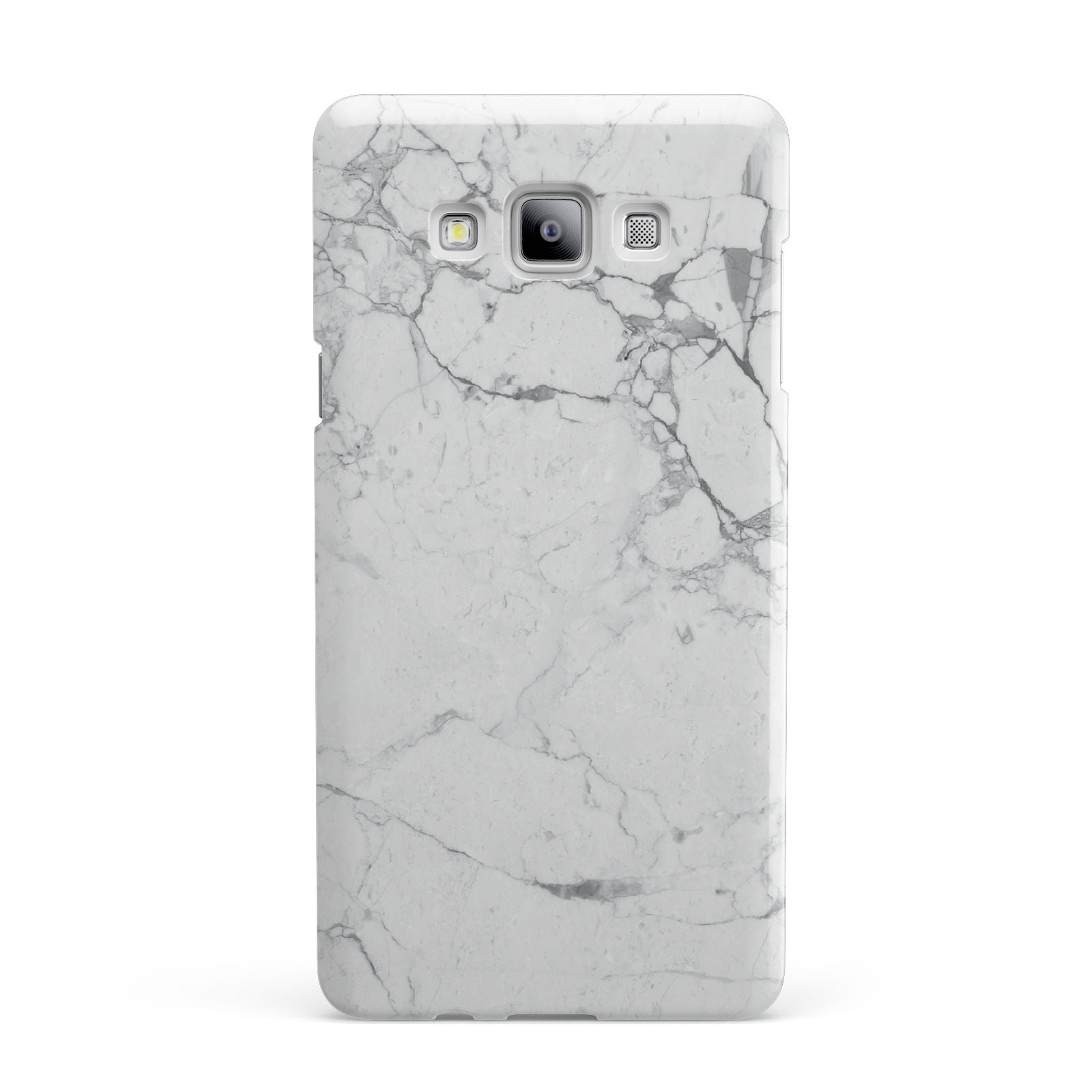 Faux Marble Effect Grey White Samsung Galaxy A7 2015 Case