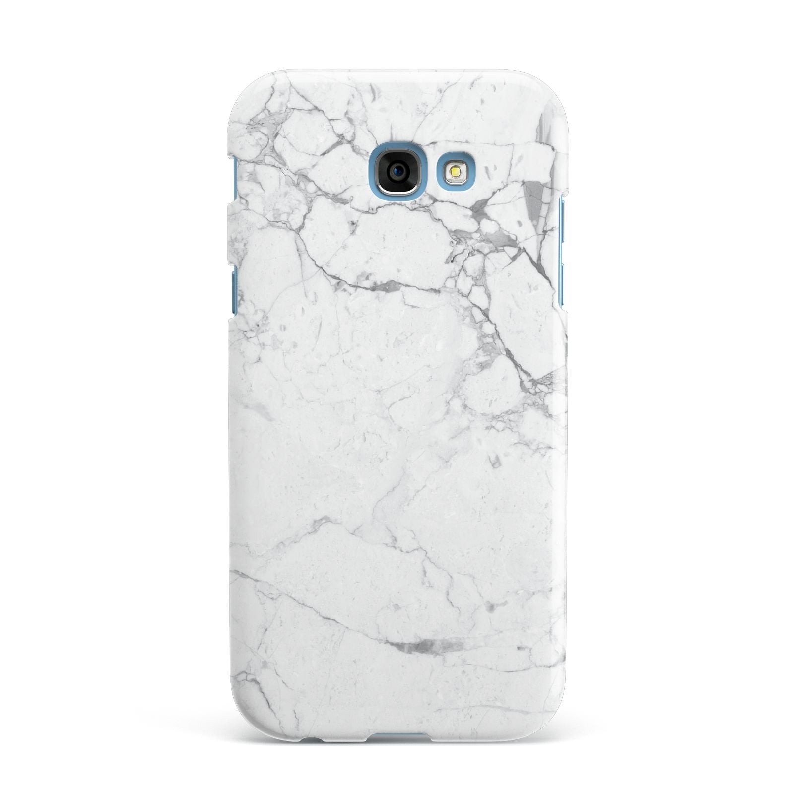 Faux Marble Effect Grey White Samsung Galaxy A7 2017 Case