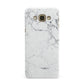 Faux Marble Effect Grey White Samsung Galaxy A8 Case
