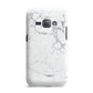 Faux Marble Effect Grey White Samsung Galaxy J1 2016 Case