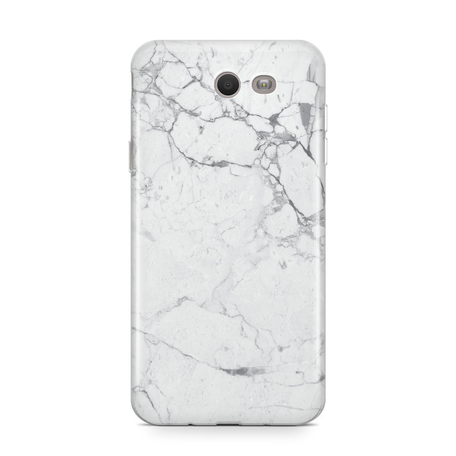 Faux Marble Effect Grey White Samsung Galaxy J7 2017 Case