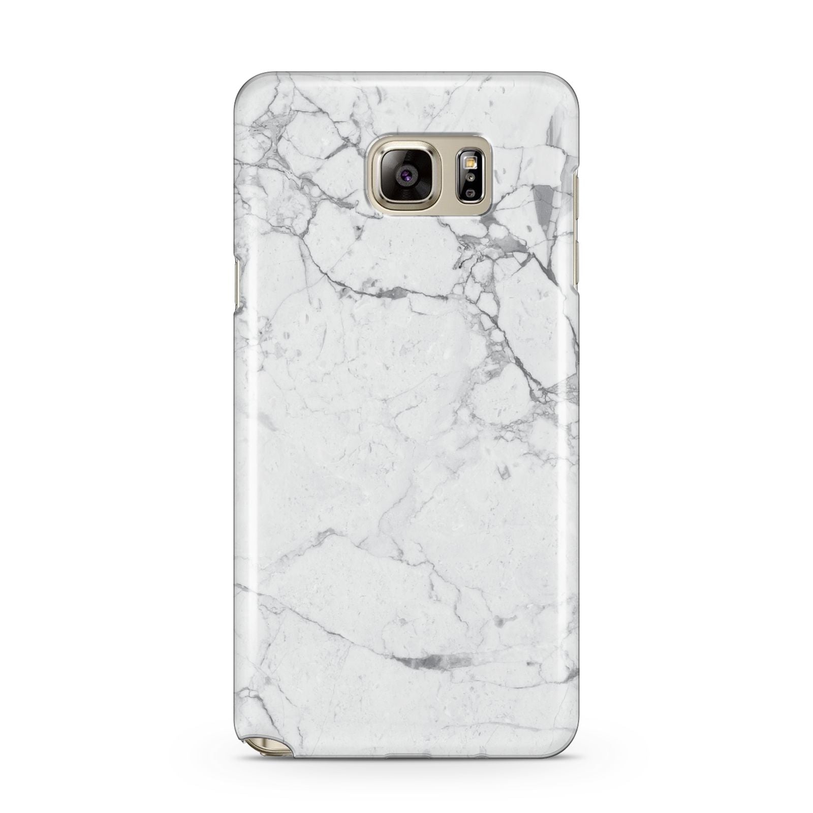 Faux Marble Effect Grey White Samsung Galaxy Note 5 Case