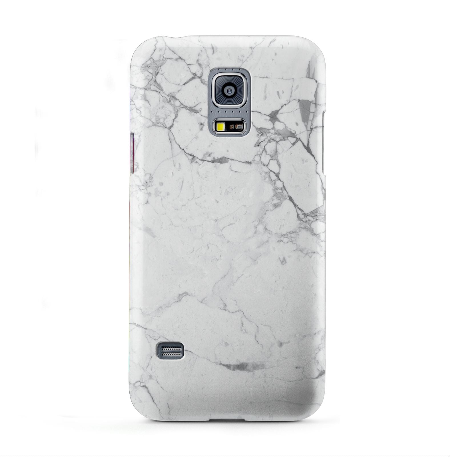 Faux Marble Effect Grey White Samsung Galaxy S5 Mini Case