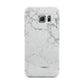 Faux Marble Effect Grey White Samsung Galaxy S6 Edge Case