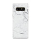 Faux Marble Effect Grey White Samsung Galaxy S8 Case