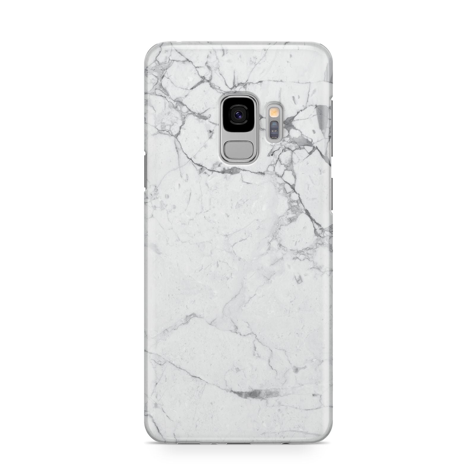 Faux Marble Effect Grey White Samsung Galaxy S9 Case