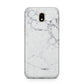 Faux Marble Effect Grey White Samsung J5 2017 Case
