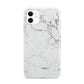 Faux Marble Effect Grey White iPhone 11 3D Tough Case