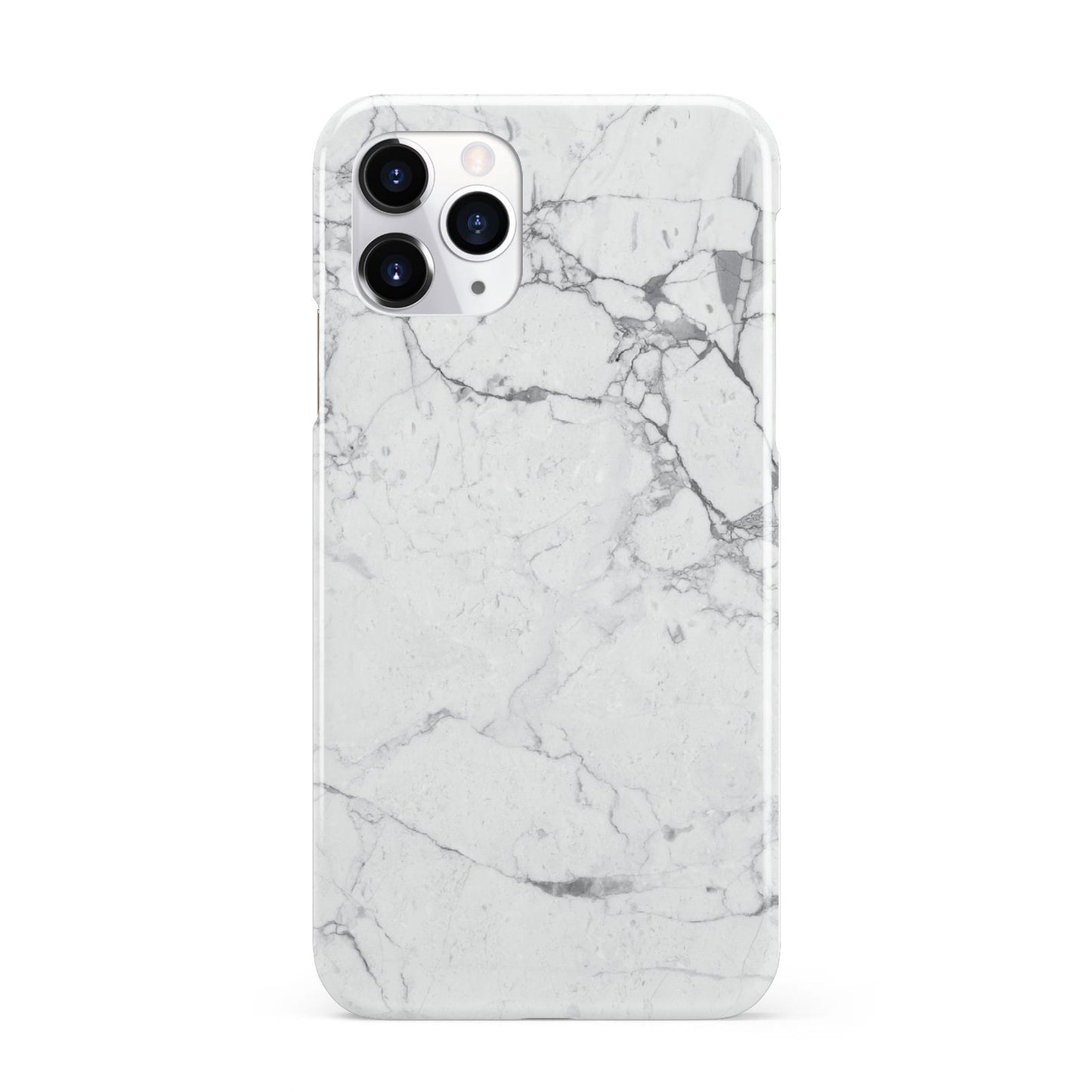 Faux Marble Effect Grey White iPhone 11 Pro 3D Snap Case