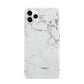 Faux Marble Effect Grey White iPhone 11 Pro Max 3D Snap Case