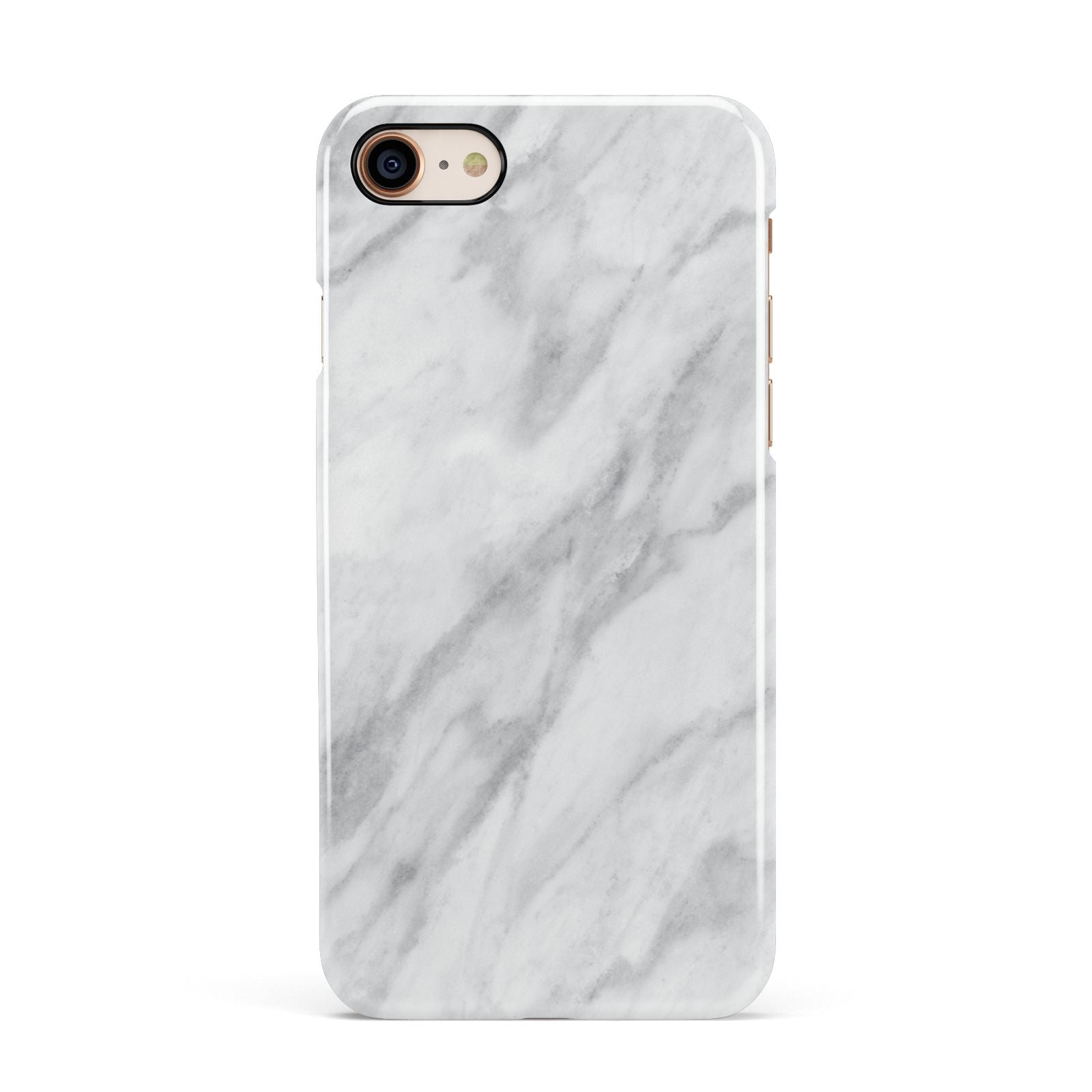 Faux Marble Effect Italian Apple iPhone 7 8 3D Snap Case