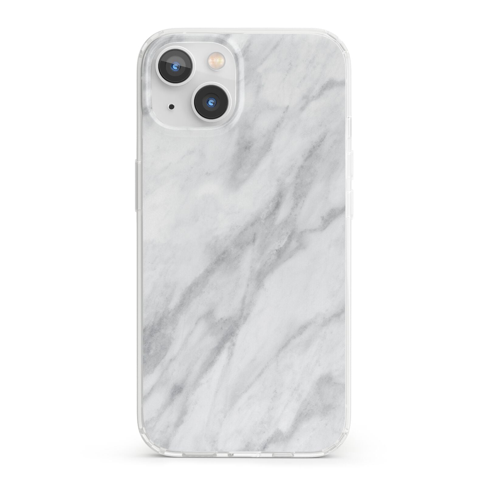 Faux Marble Effect Italian iPhone 13 Clear Bumper Case