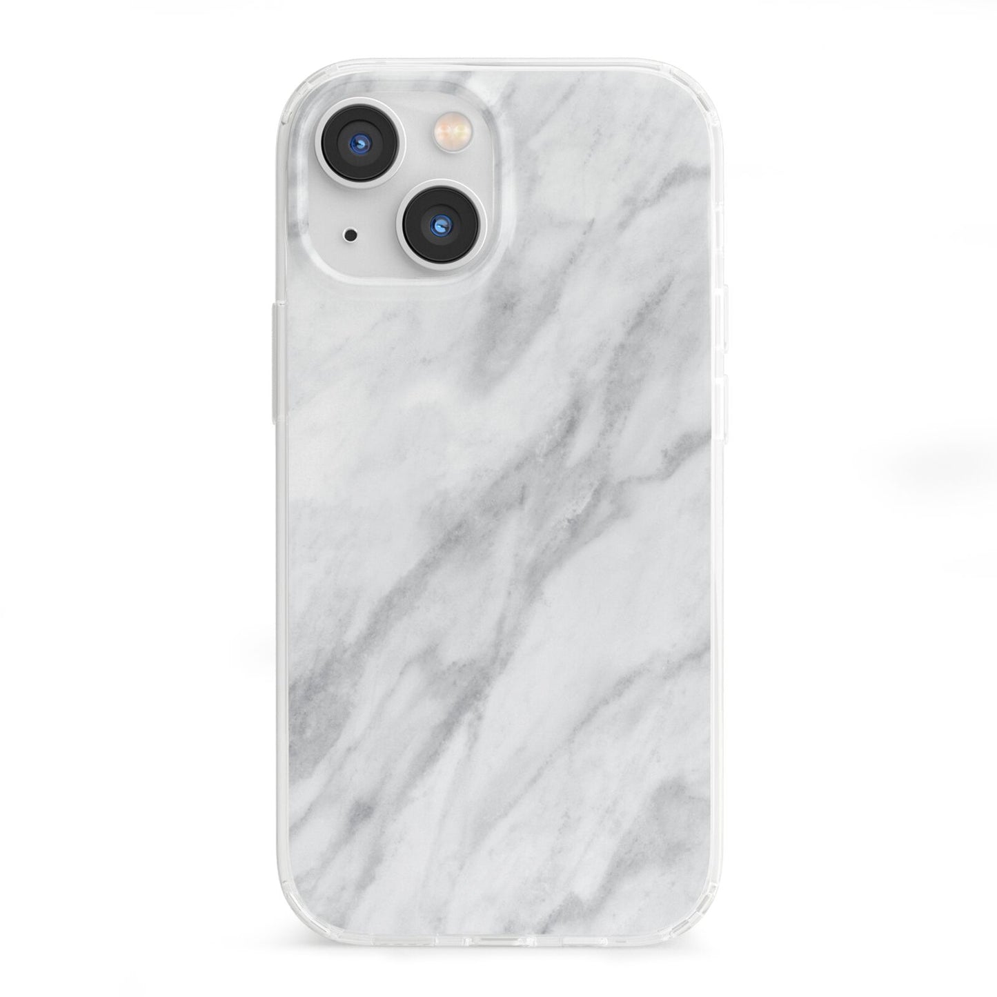Faux Marble Effect Italian iPhone 13 Mini Clear Bumper Case