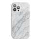 Faux Marble Effect Italian iPhone 13 Pro Max TPU Impact Case with White Edges