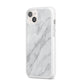 Faux Marble Effect Italian iPhone 14 Plus Clear Tough Case Starlight Angled Image