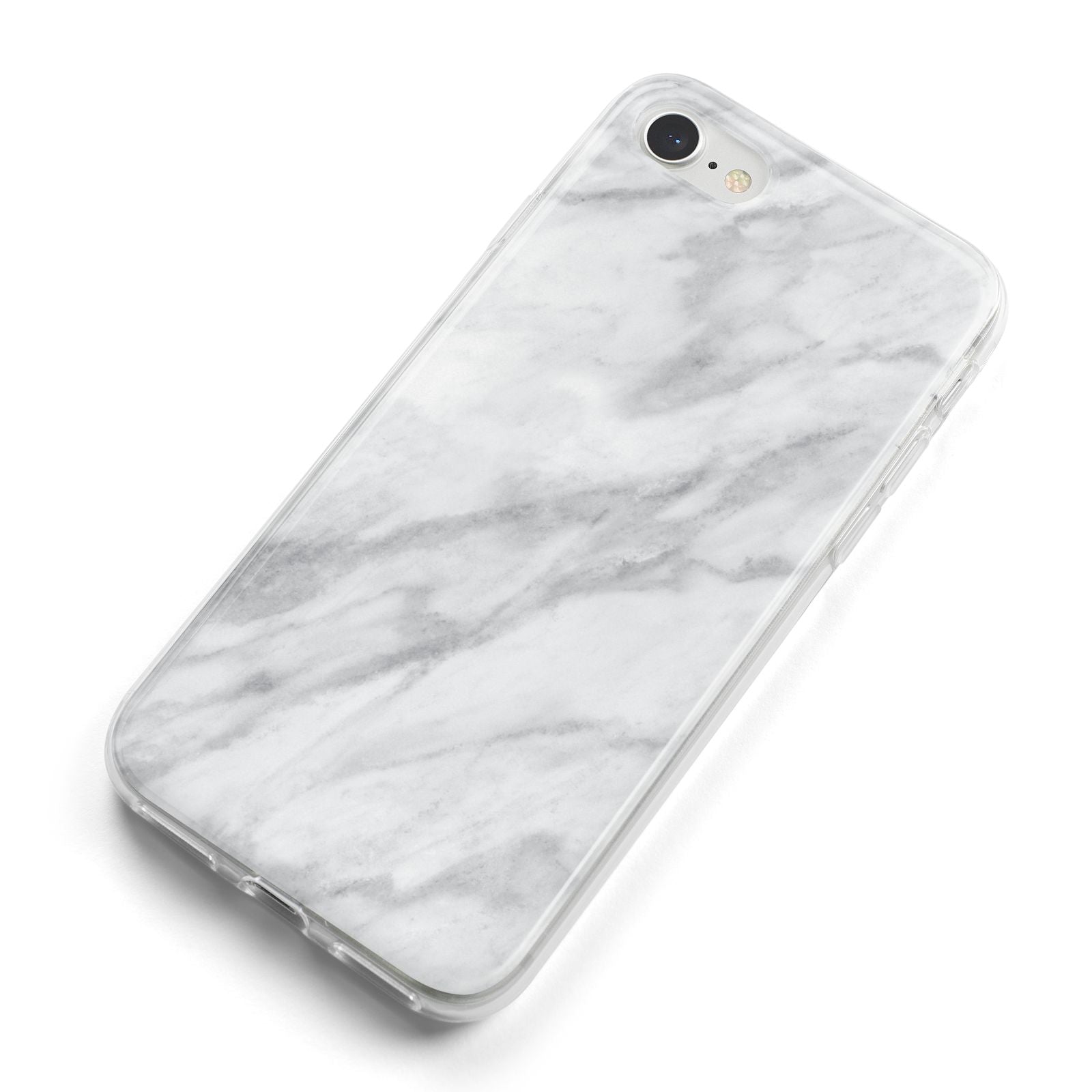 Faux Marble Effect Italian iPhone 8 Bumper Case on Silver iPhone Alternative Image