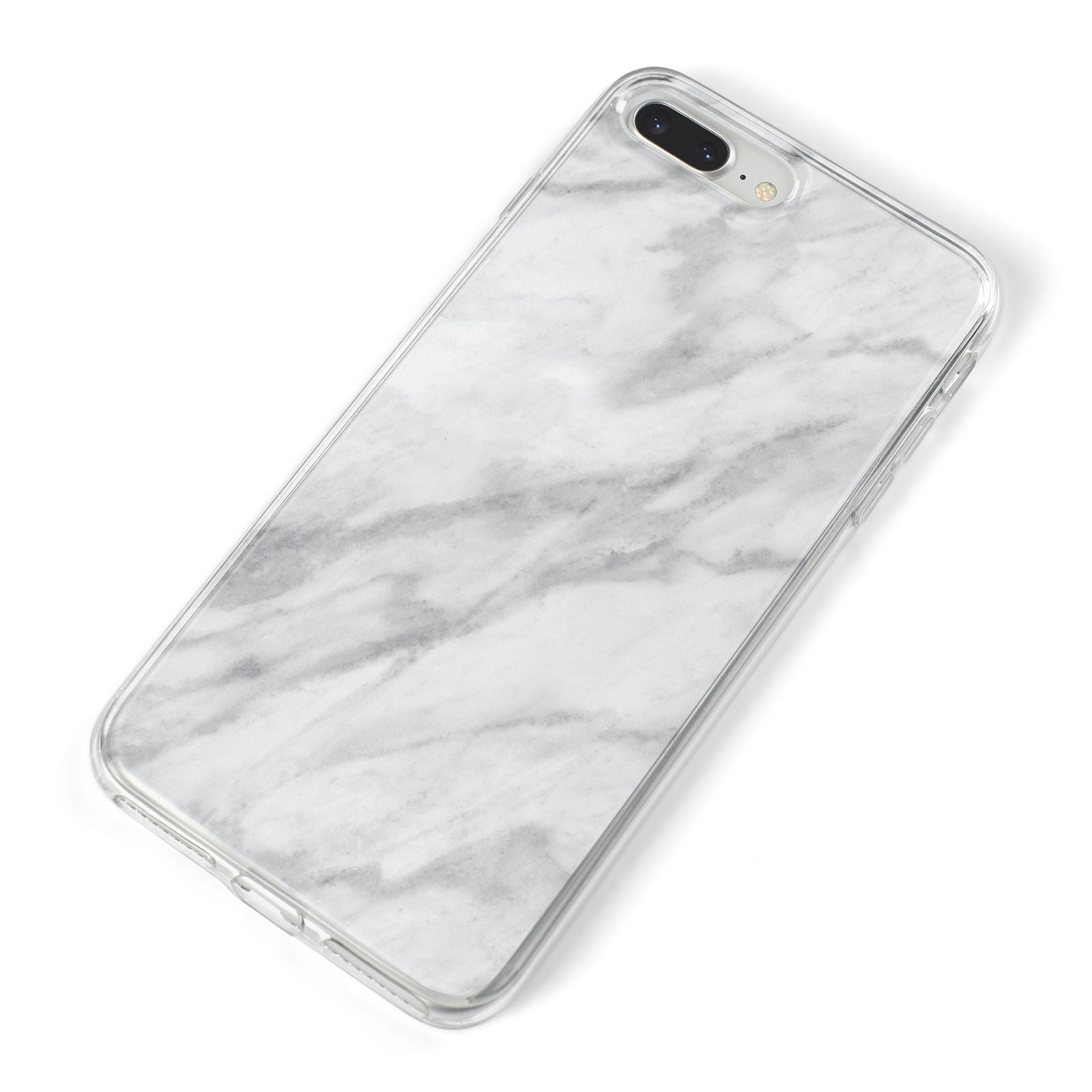 Faux Marble Effect Italian iPhone 8 Plus Bumper Case on Silver iPhone Alternative Image