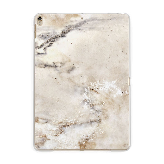 Faux Marble Effect Print Apple iPad Gold Case