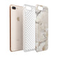 Faux Marble Effect Print Apple iPhone 7 8 Plus 3D Tough Case Expanded View
