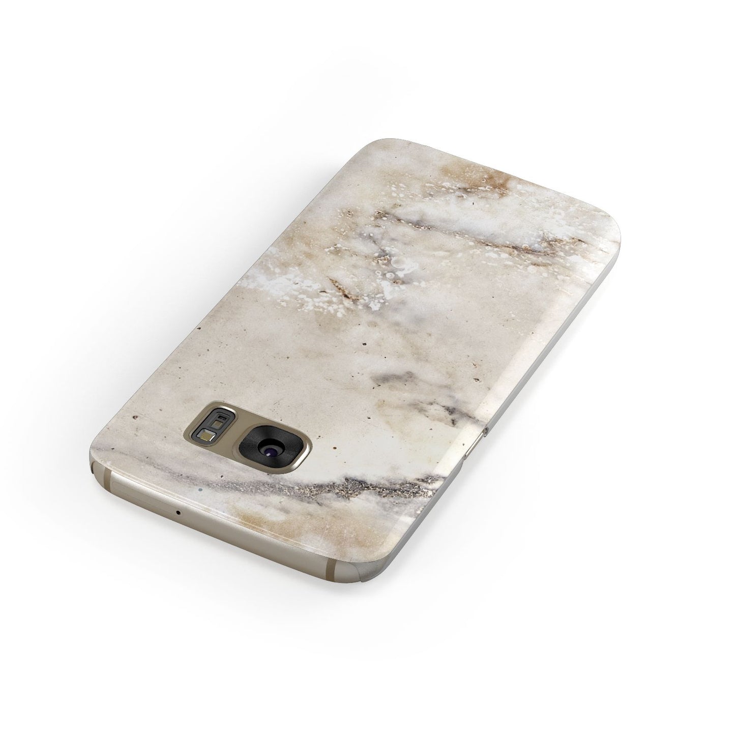 Faux Marble Effect Print Samsung Galaxy Case Front Close Up