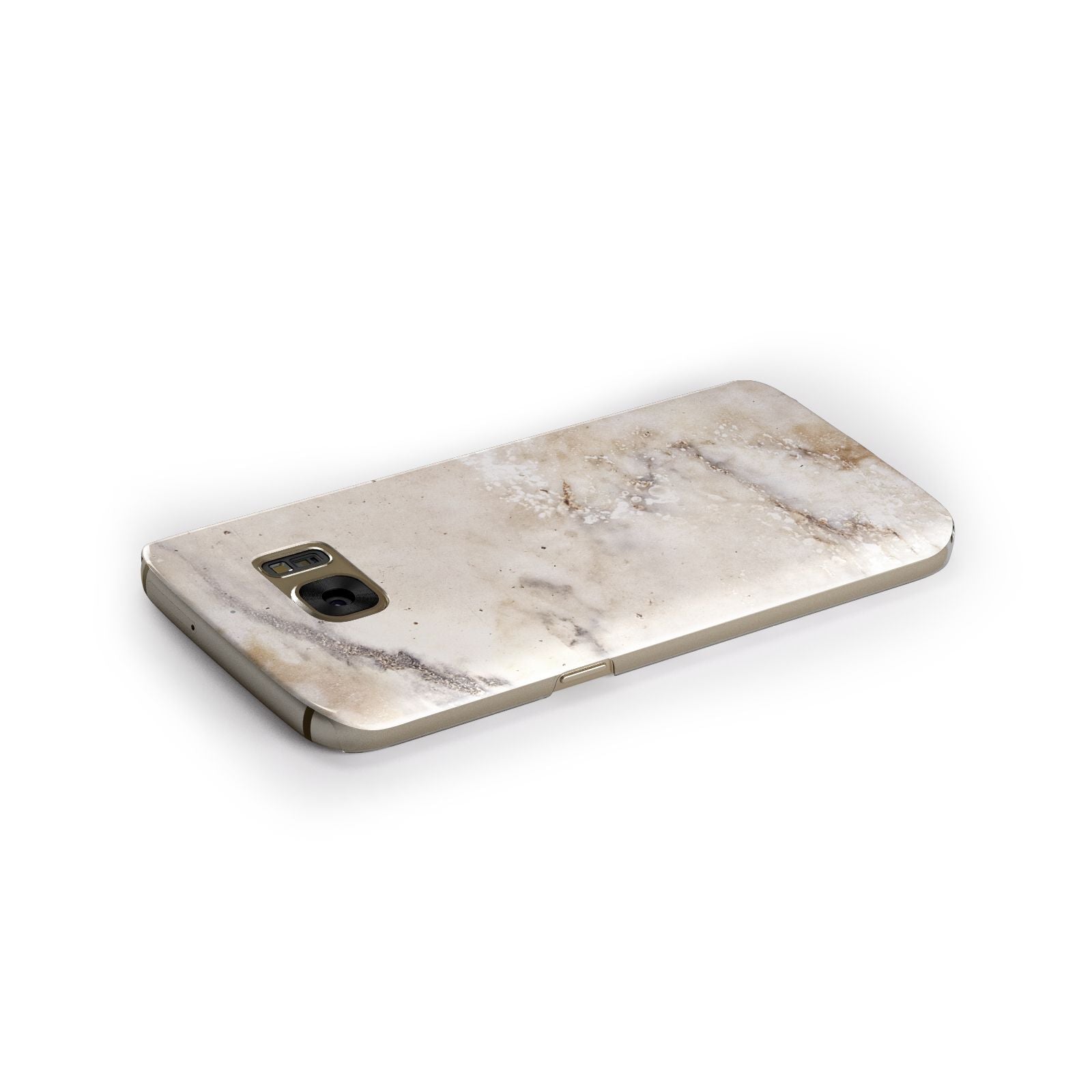 Faux Marble Effect Print Samsung Galaxy Case Side Close Up