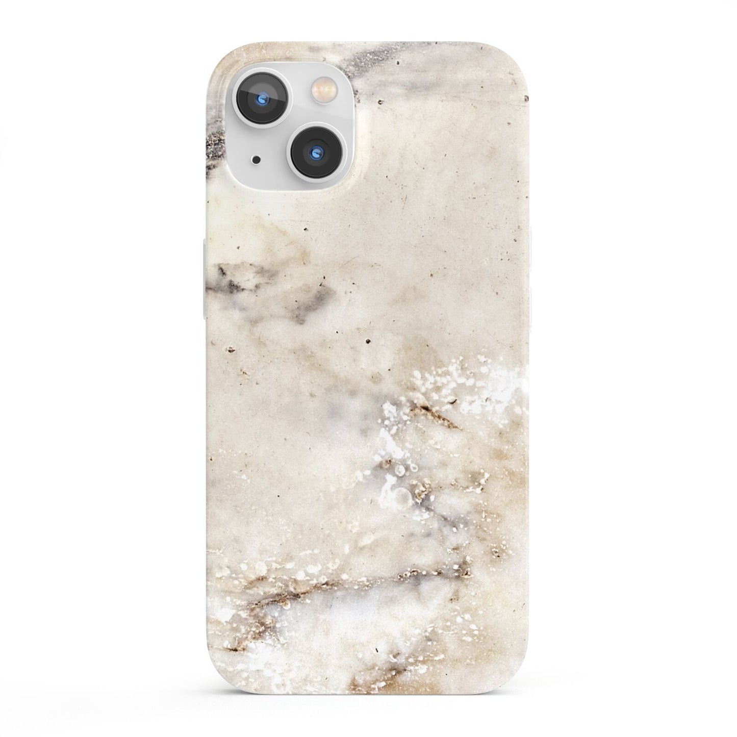 Faux Marble Effect Print iPhone 13 Full Wrap 3D Snap Case