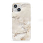 Faux Marble Effect Print iPhone 13 Mini Clear Bumper Case