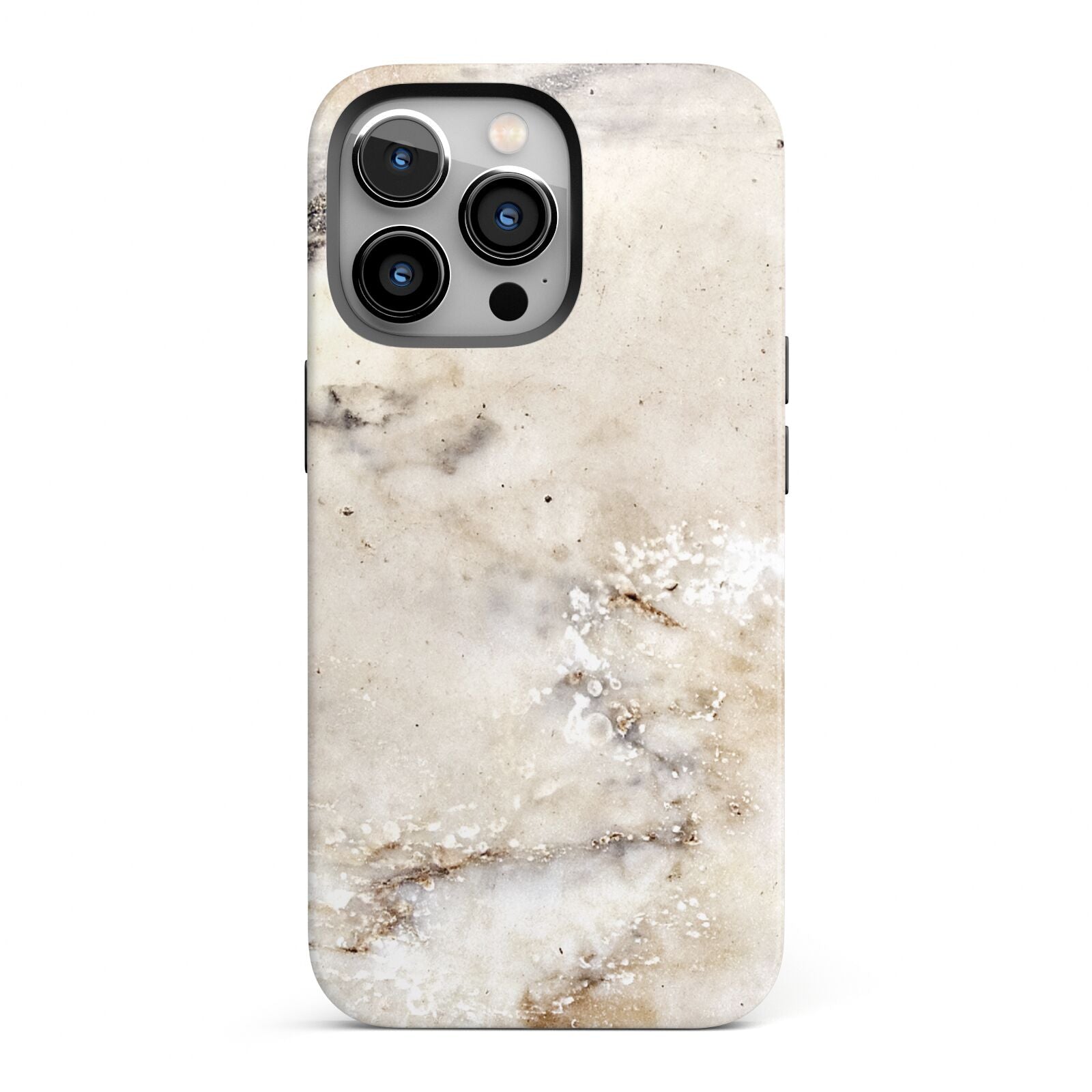 Faux Marble Effect Print iPhone 13 Pro Full Wrap 3D Tough Case