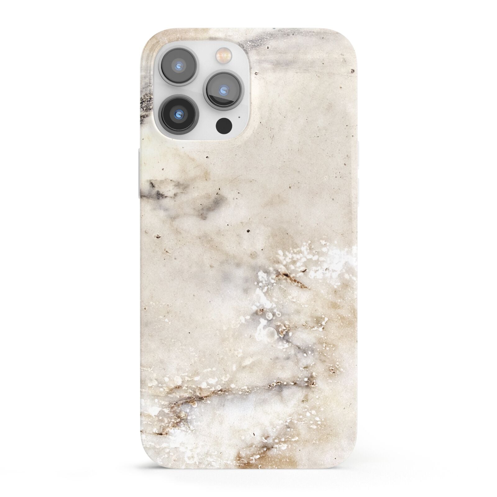 Faux Marble Effect Print iPhone 13 Pro Max Full Wrap 3D Snap Case