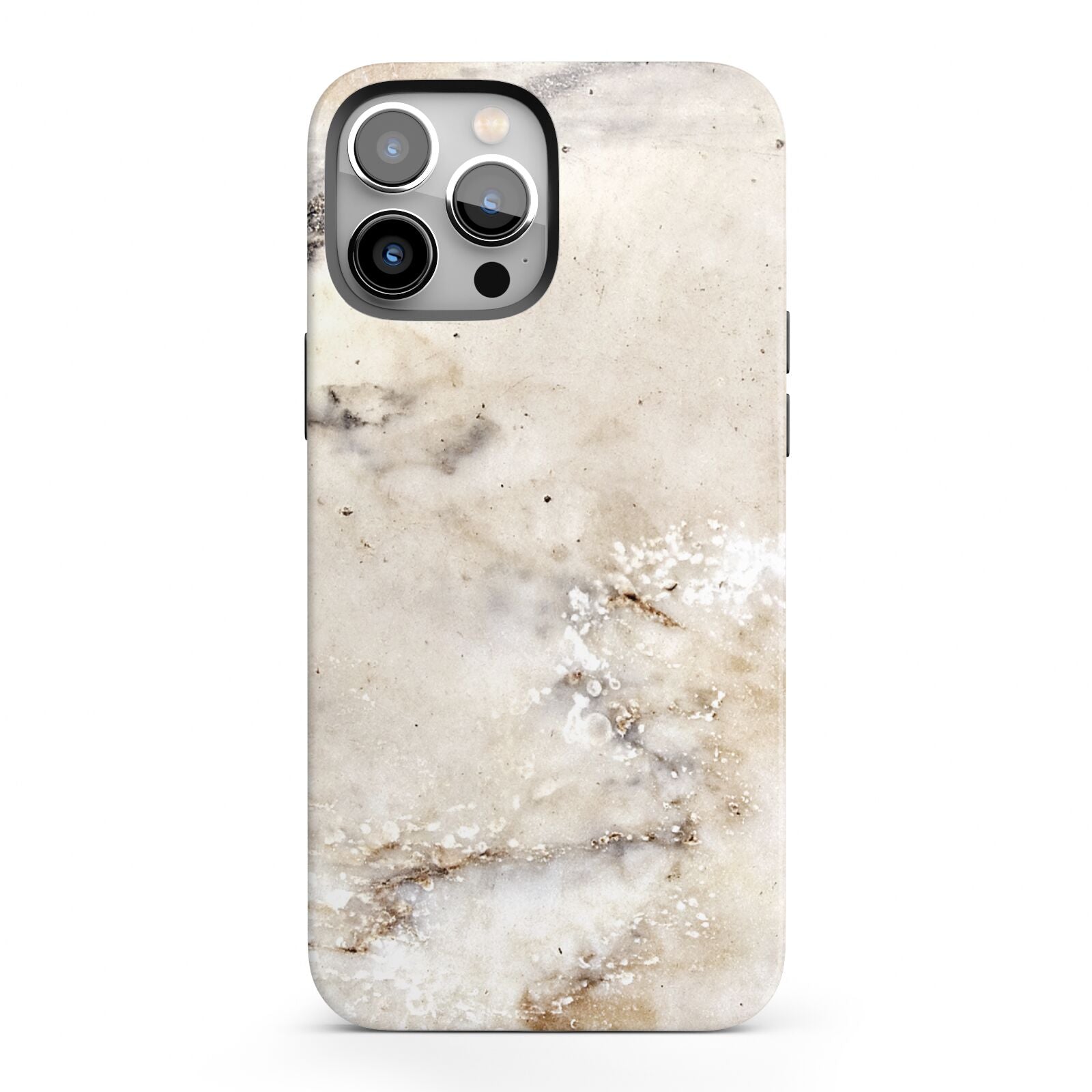 Faux Marble Effect Print iPhone 13 Pro Max Full Wrap 3D Tough Case