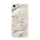 Faux Marble Effect Print iPhone 8 3D Tough Case on Gold Phone