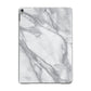 Faux Marble Effect White Grey Apple iPad Grey Case