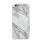 Faux Marble Effect White Grey Apple iPhone 6 3D Tough Case