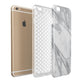 Faux Marble Effect White Grey Apple iPhone 6 Plus 3D Tough Case