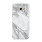 Faux Marble Effect White Grey Samsung Galaxy A5 2017 Case on gold phone