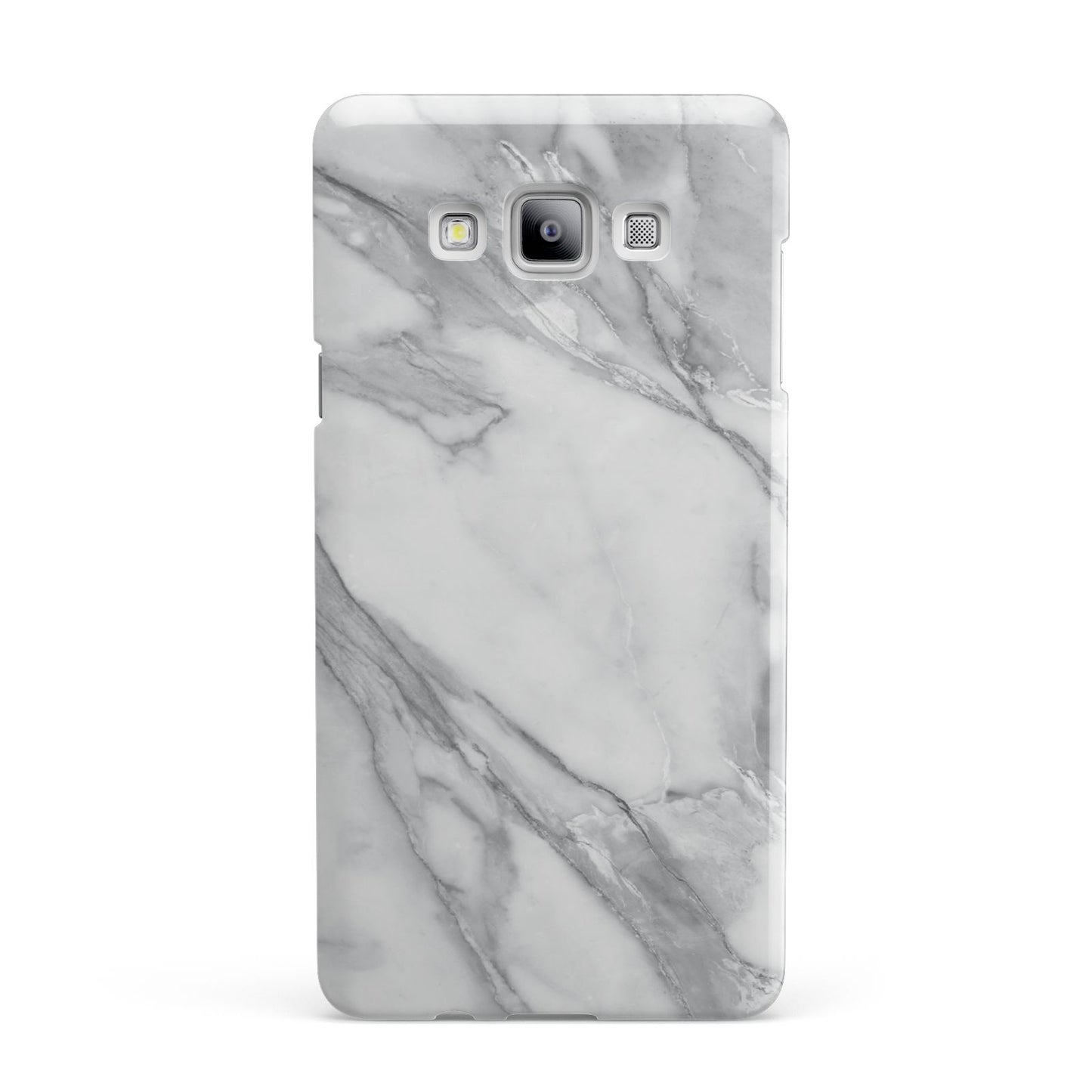 Faux Marble Effect White Grey Samsung Galaxy A7 2015 Case