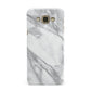 Faux Marble Effect White Grey Samsung Galaxy A8 Case