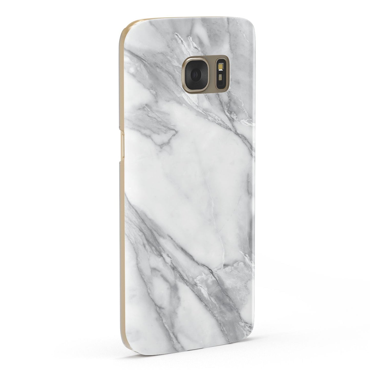 Faux Marble Effect White Grey Samsung Galaxy Case Fourty Five Degrees