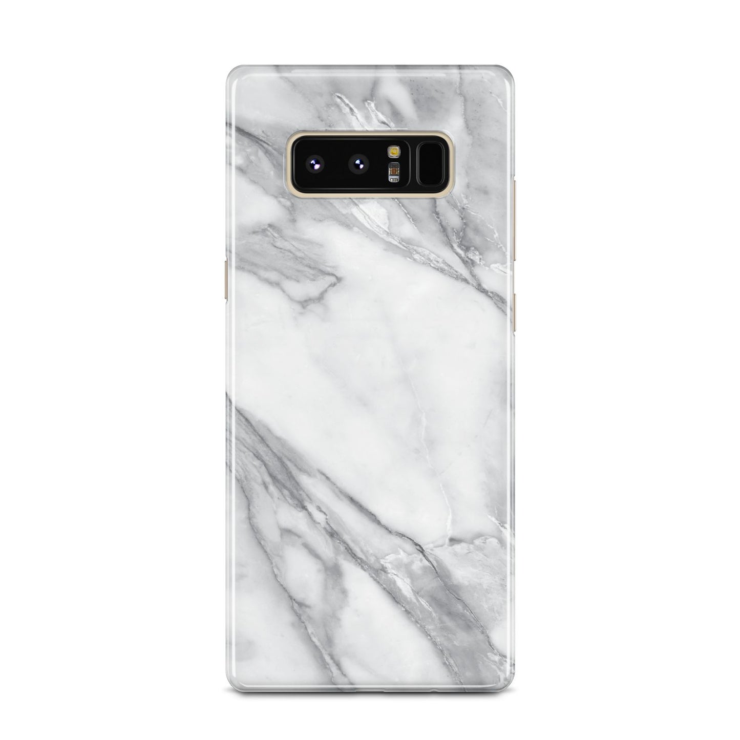 Faux Marble Effect White Grey Samsung Galaxy Note 8 Case