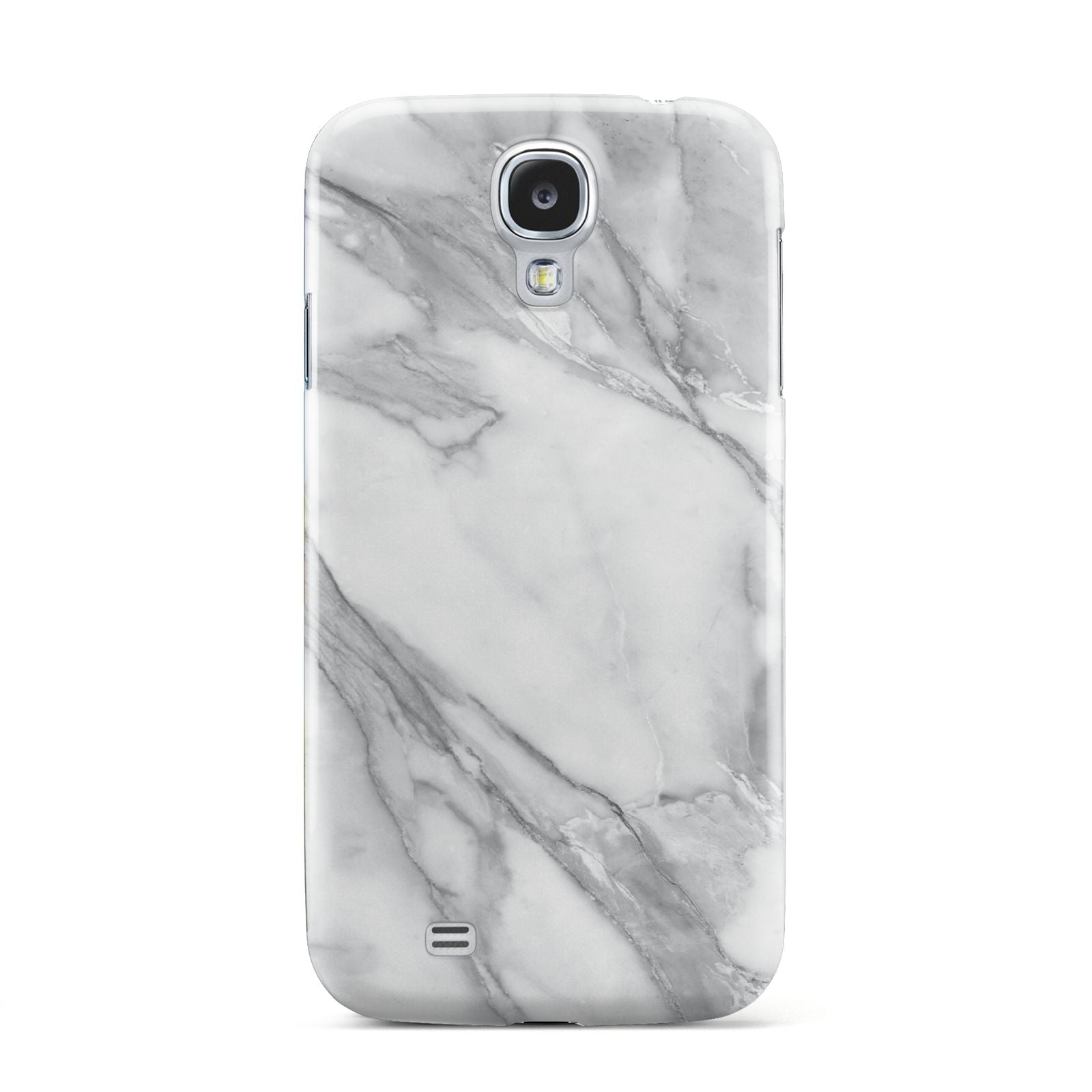 Faux Marble Effect White Grey Samsung Galaxy S4 Case