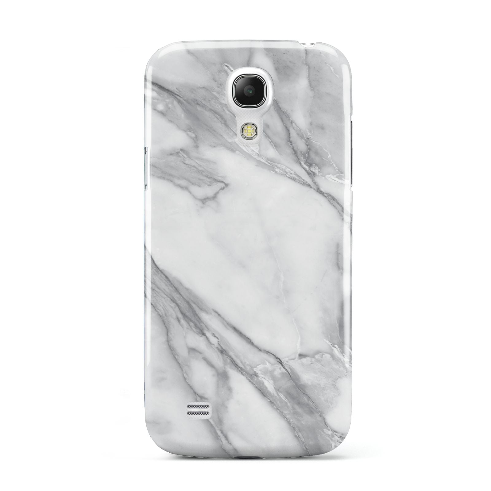 Faux Marble Effect White Grey Samsung Galaxy S4 Mini Case