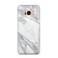 Faux Marble Effect White Grey Samsung Galaxy S8 Plus Case