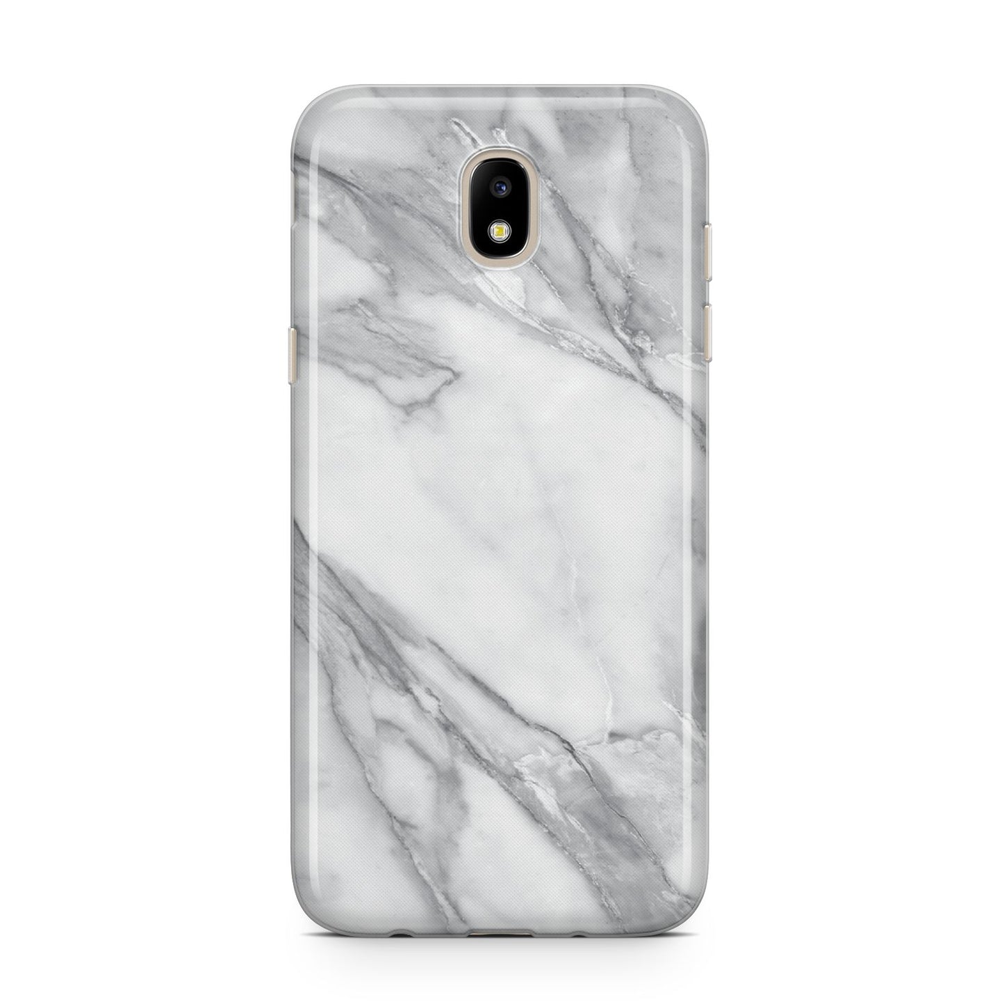 Faux Marble Effect White Grey Samsung J5 2017 Case