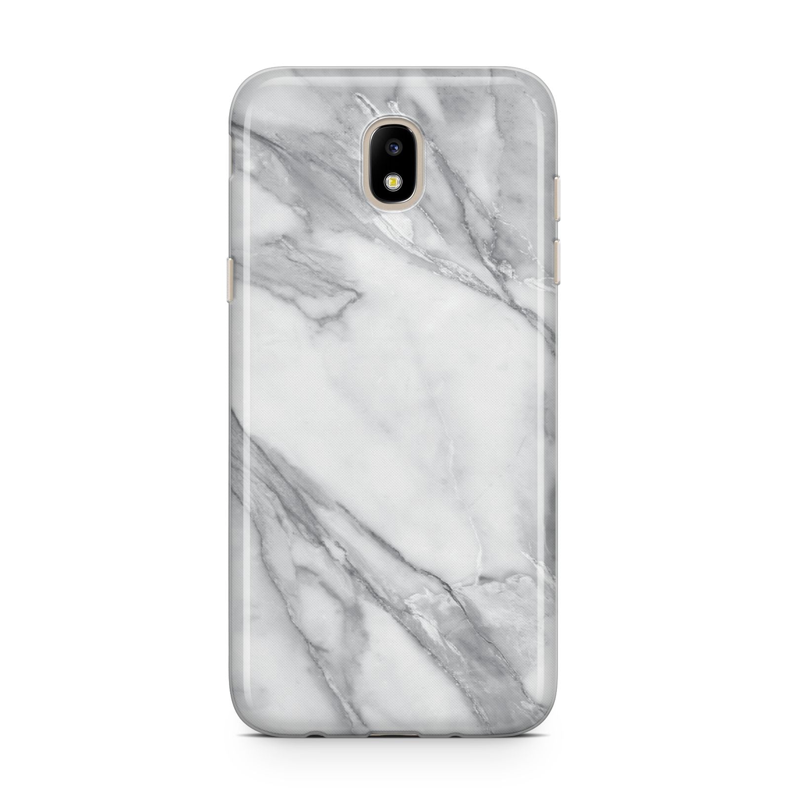 Faux Marble Effect White Grey Samsung J5 2017 Case